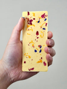 Passion Fruit & Preserved Tangerine Peel Chocolate Bar - Silver Whisk Bake Shop - Asian Inspired Chocolate Bar
