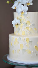 Load image into Gallery viewer, Fresh Orchids + Painted Buttercream
