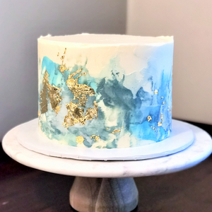 Watercolor Cake Tutorial | Cake Decorating - YouTube